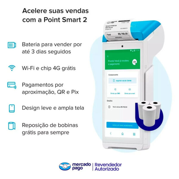 Maquininha Point Smart 2 - Image 4
